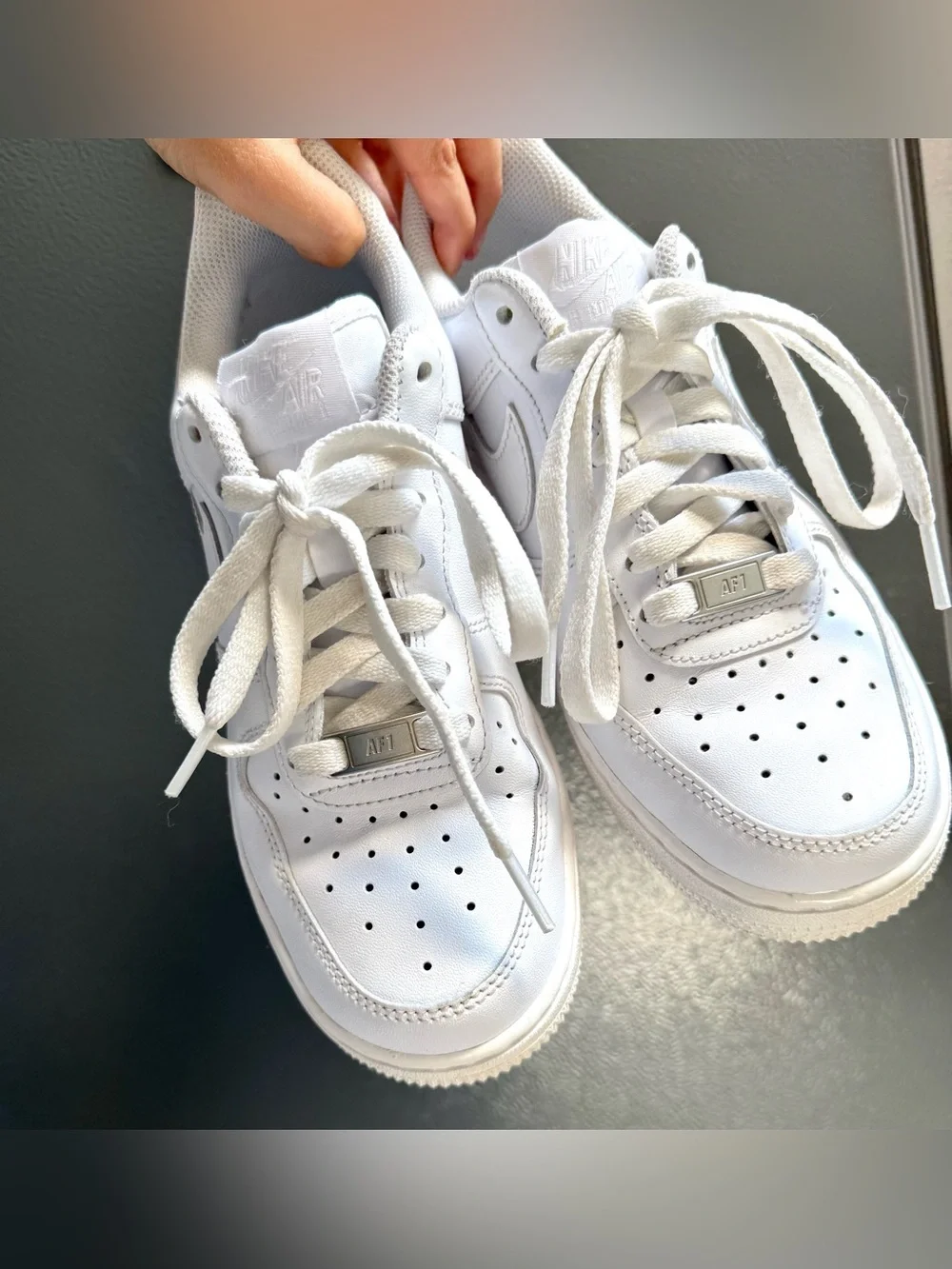 Nike White Air Force 1 Sneakers - Classic Style Size 6 Women’s